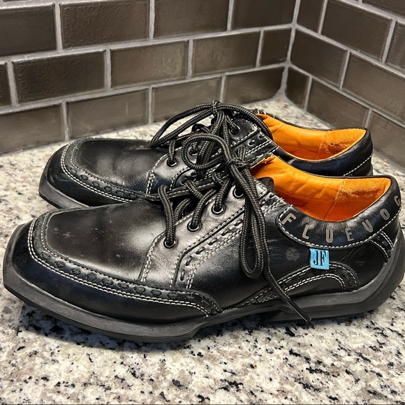 John Fluevog men’s sz 8 black casual shoes, EUC!! - Picture 2 of 14